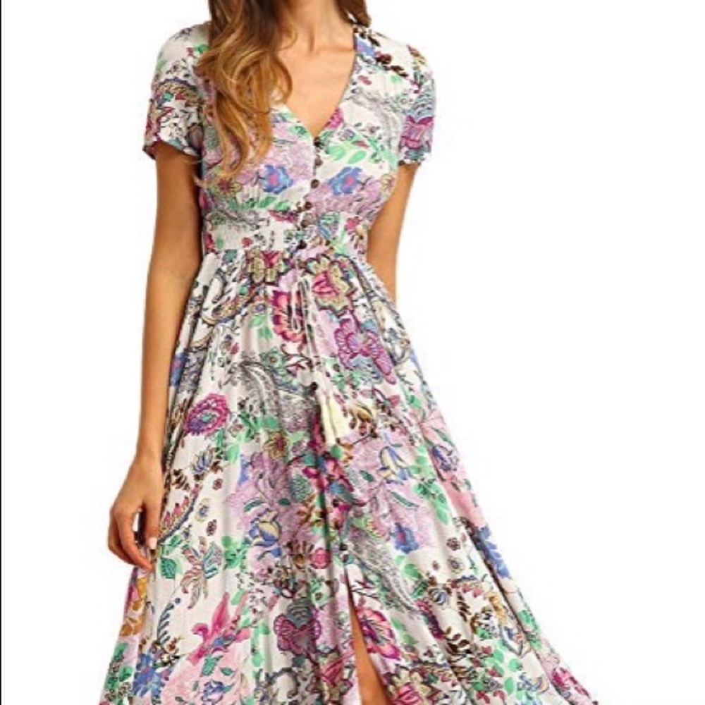 Floral maxi dress